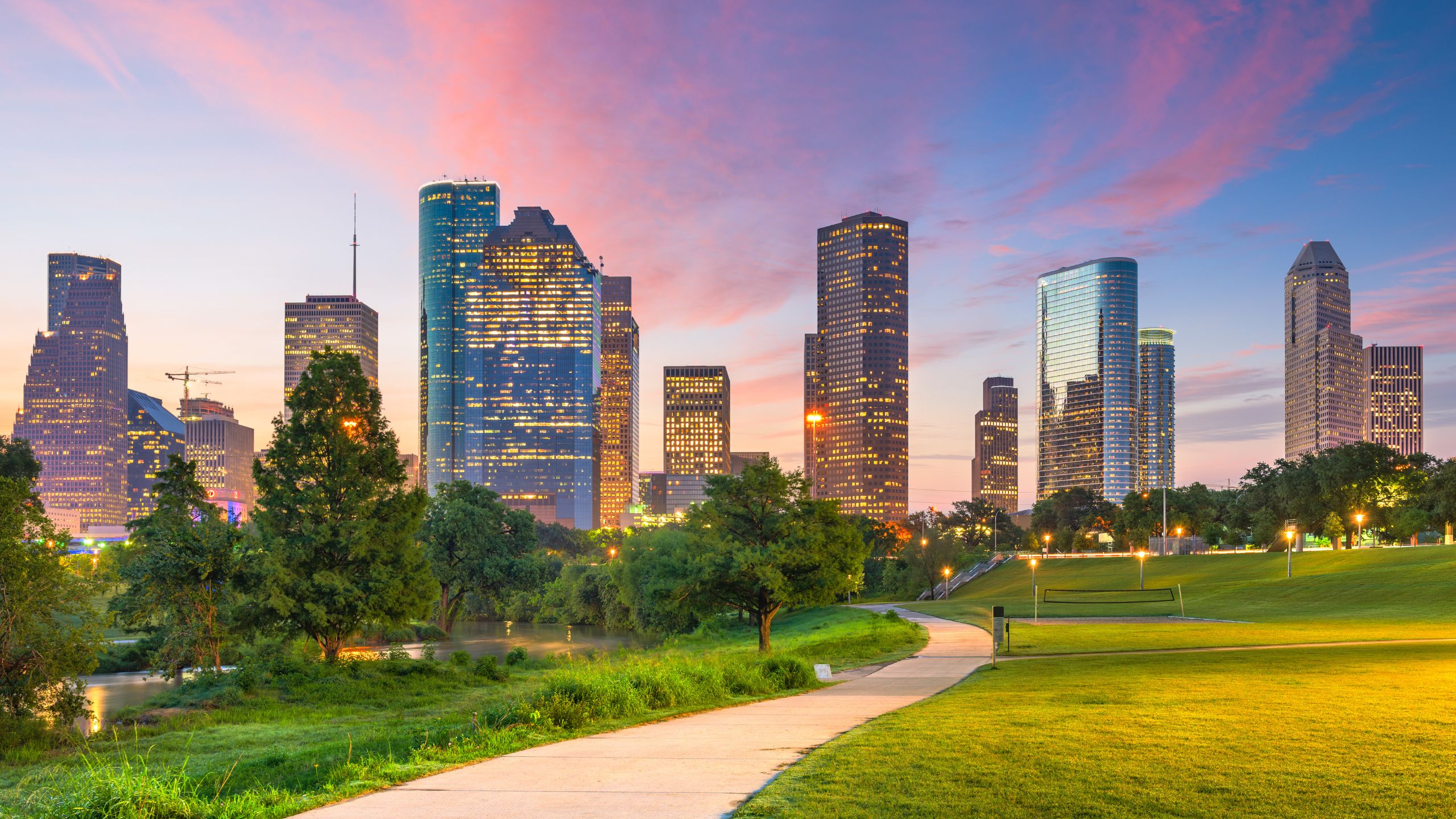Panorama urbano contemporáneo de Texas
