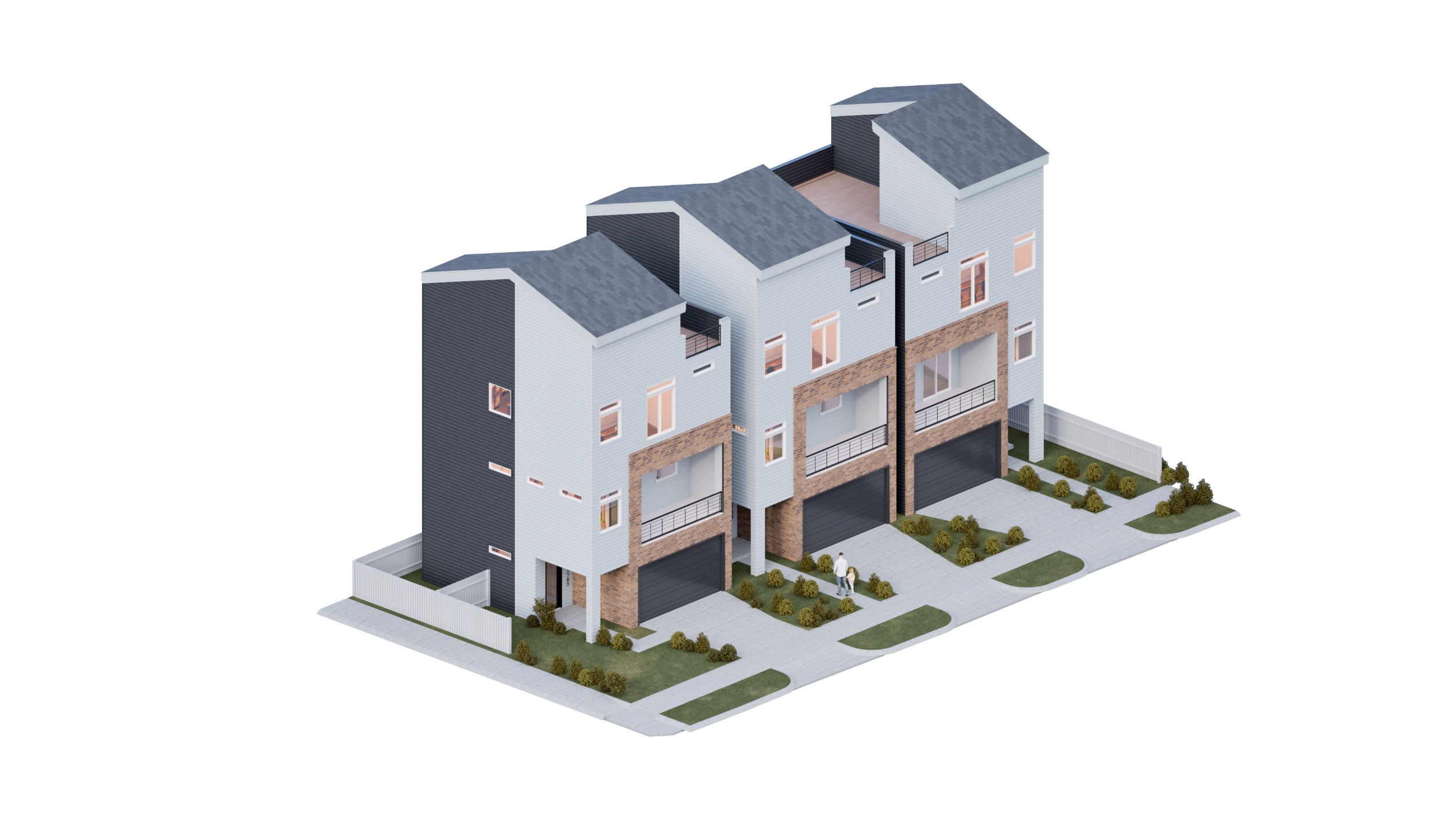 Desarrollo residencial contemporáneo en Texas